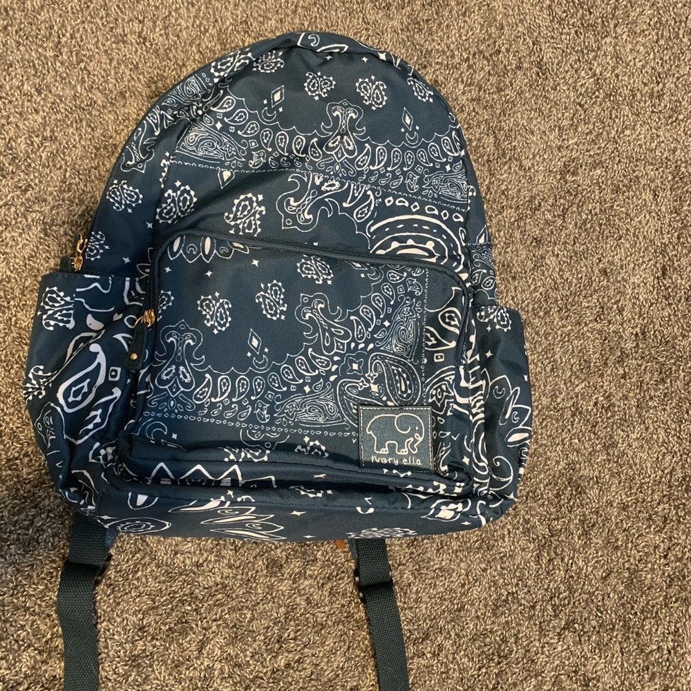 New Ivory Ella Stargazer Bandana Printed Backpack